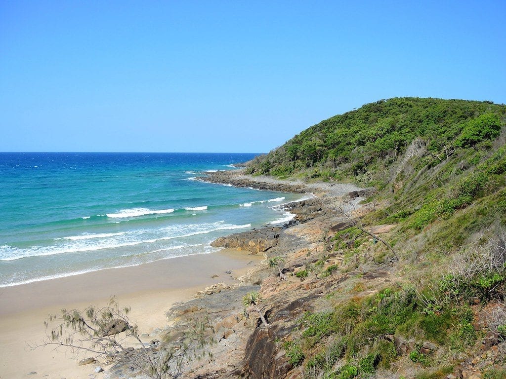 The Noosa National Park - a great place to go for a run. Be aware, it wont be a short run!